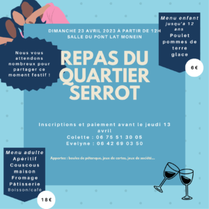 Repas du quartier Serrot