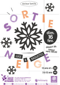 Sortie famille à la neige
