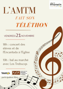 L’AMTM fait son TÉLÉTHON