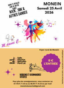 Soirée dansante Rock, SBK et autres danses